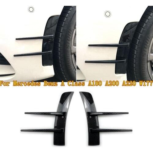 Suitable for Mercedes-Benz A180 A200 A220 W177 car front bumper spoiler side wing wind knife auto parts