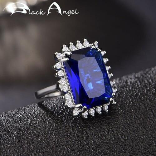 BLACK ANGEL Sapphire Rings