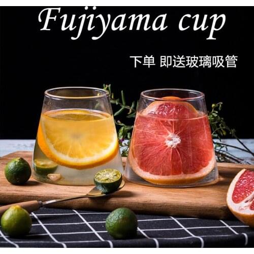 Creative Mountain Shape Water Cup Japanese Glass Cup Juice Tea Wine Glass Coffee Mug Drinking Cup Whiskey Glass