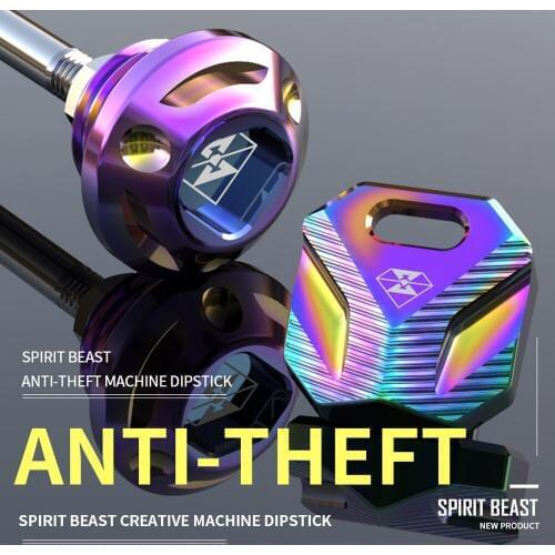 Spirit Beast Motorcycle Oil Dipstick Anti-theft Gauge For Benelli LEONCINO TNT300 250 600 TRK502 Honda CB190 Yamaha Suzuki GSX