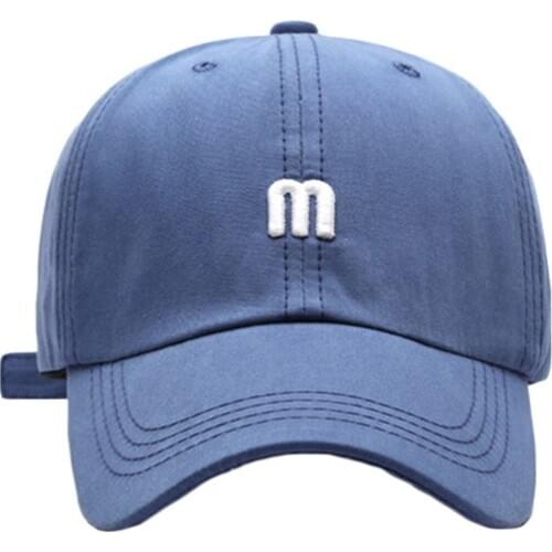 M Letter Embroidered Cap Spring And Summer Baseball Caps Fashion Leisure Cap High Quality Student Sunshade Casual Hat TG0008