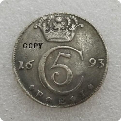 COPY REPLICA 1693 NORWAY COIN COPY