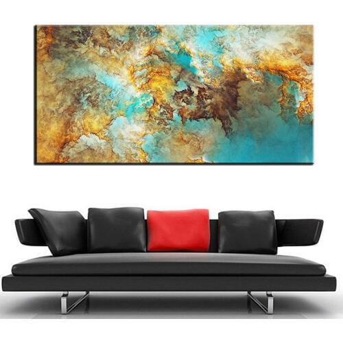Real Hot Sale No Unframed Fallout printed by machines Abstract Huge Wall Art Painting On Canvas Print Ancient Atmosphere