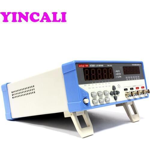 Newly Digital LCR Meter Tester AT2811 LCR Digital Bridge LED Display Frequency 100Hz 120Hz 1kHz 10kHz