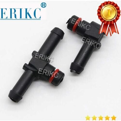ERIKC T and L Type Return Oil Backflow for Denso Series Diesel Cr Fuel Injector Plastic 3 Two-way Joint Pipe 10pcs/bag