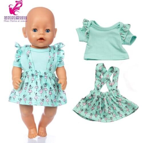 Baby Doll clothes jeans vest shirt and skirt for 18 inch girl doll coat t-shirt and short dress set
