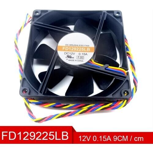 Genuine new for FD129225LB 12V0.15A PWM 9CM 9225 cooling fan