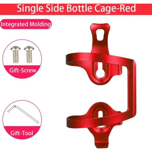 WEST BIKING Bike Water Bottle Cage MTB Bicycle Bottle Holder Bicycle Accessories Ultralight Aluminum Alloy Cycling Bottle Cage