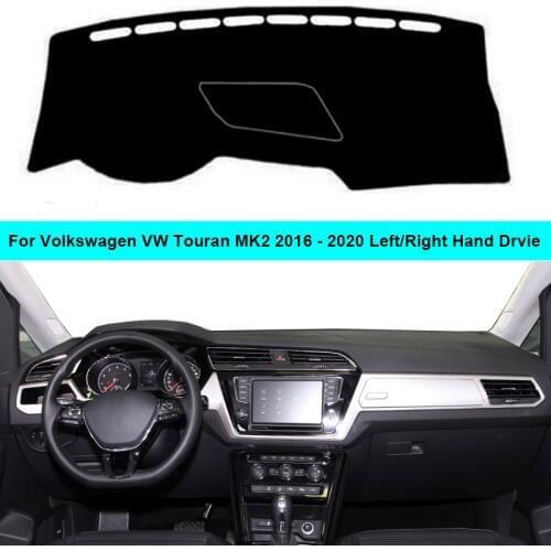 Car Inner Dashboard Cover For Volkswagen VW Touran MK2 2016 2017 2018 2019 2020 LHD RHD Dashmat Dash Mat Carpet Sun Shade Cape