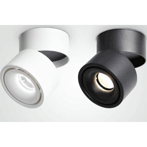 Dimmable Recessed Led Light Spot Plafond Led Downlight Surface COB Dimmable 12w 15w 18w Ceiling Lamps Room Round Bedroom