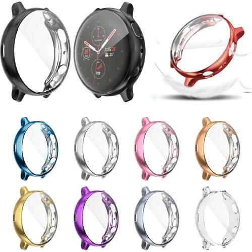 Screen Protection Soft TPU Watch Cover For Samsung Galaxy Watch Active 2 Case 40MM 44MM Bumper Shell