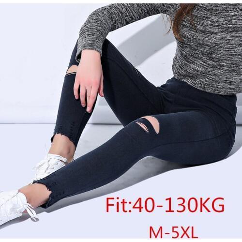 Women Leggings Plus Size Thick 5XL Big Sizes Large Legging Black Femme Trousers