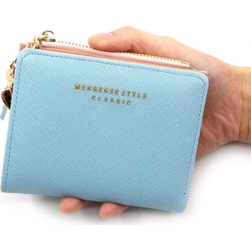 2021 Tassel Women Wallet Small Cute Wallet Women Short Leather Women Wallets Zipper Purses Female Purse Clutch