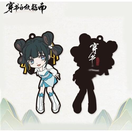 1pcs Cute The Scum Villain’s Self-Saving System Ning Yingying Printed Pendant Keychain Cosplay Prop Decor Boy Girl Gift