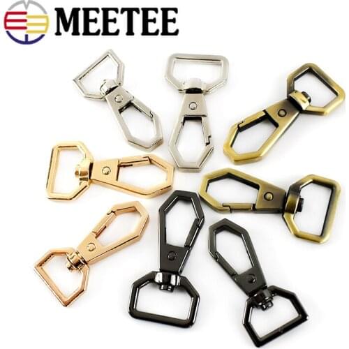 5/10pcs 16mm 20mm Bag Buckles Dog Collar Keychain Metal clip buckles strap Trigger Clips Snap Hook Handbag Handle Connector