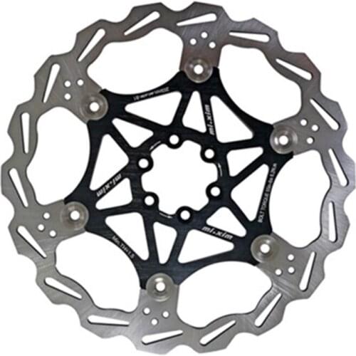 2021 Top 160mm Bike Disc Brake Rotor with Bolts Bicycle Cycling Floating Rotor Brake Pad