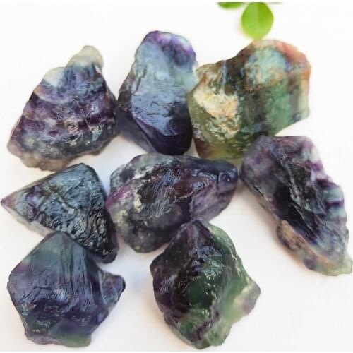 218g Original polychrome flourite Crystal Rough Stone Raw Specimen Natural colorful fluorspar quartz Mineral Reki healing