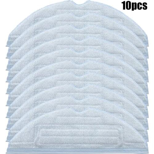 4/10pcs Washable & Reusable Mop Cloth Replacement For T7 T7plus S7 Robotic Vacuum Cleaner Cleaning Tool Kit For Drop Shipping