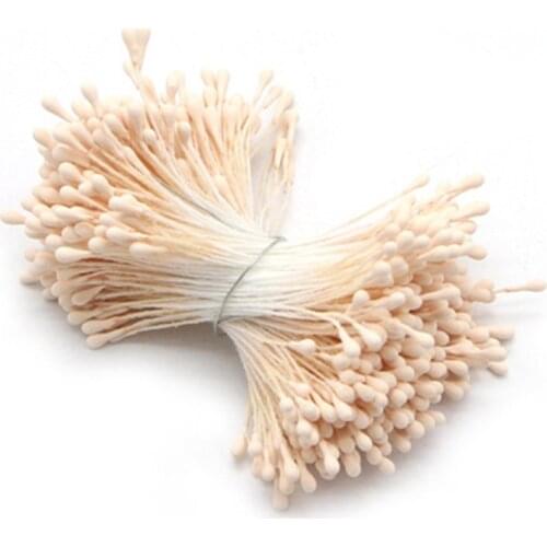 410pcs 1mm Mini Stamen Matte Handmade Artificial Flowers For Wedding Party Home Decoration DIY Scrapbook Cake Craft Accessories