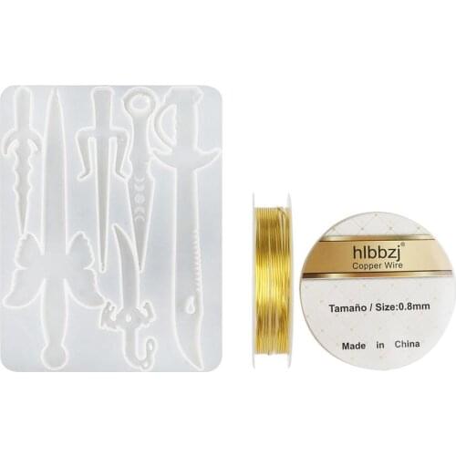 5PCS Self Defense Keychain Resin Mold Portable Silicone Pendant Suitable For Making Various Crafts DIY Gift By Self To Friend