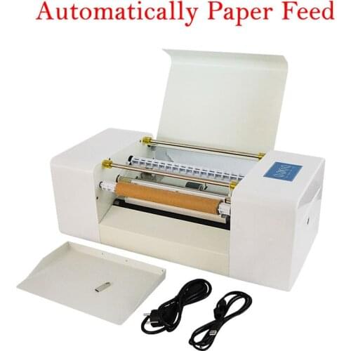 Automatic paper feed hot foil stamping pressing printer machine best sales color business card printing