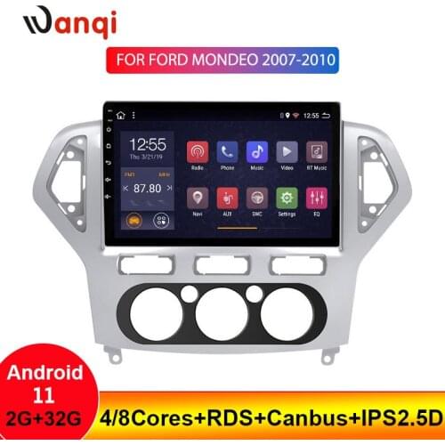 10.1 inch Full Screen Car Audio Radio System Player Android 8.1 for Ford MONDEO 2007-2013 GPS Navigation Car Monitor Stereo
