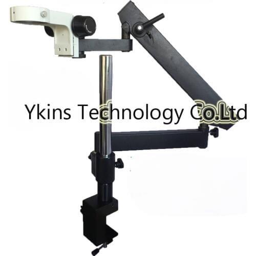 Free shipping Stereo Microscope Stand Articulating Arm Pillar Clamp A3 Holder Zoom Microscopio Accessories