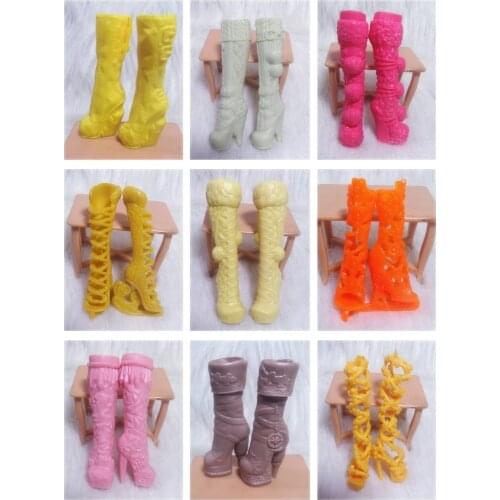 Shoes Bandage Bow High Heel Sandals Cute Heels Colorful For Monster High School Toy Fashion
