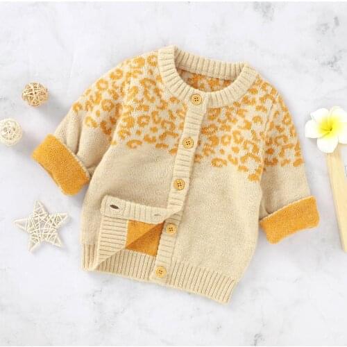 Baby Sweaters Winter Newborn Infant Knitwear Cardigans For Toddler Kids Boys Girls Knitted Jackets & Coats Button Up Long Sleeve