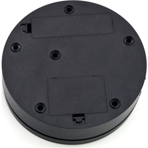 3 Speeds Electric Rotating Display Stand Mirror Turntable Jewelry Holder Battery