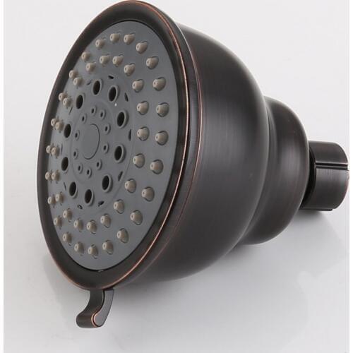 Oil Rubbed Bronze bathrrom Five functions 4-Inch Fixed Mount Ergonomic Rotating ABS Plastic Shower head top sprayer
