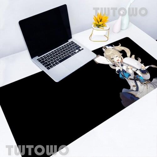 Genshin Impact Girls MousePads MousePad Keyboard Pad Desktop Mouse Pad Natural Rubber Non-slip Hot Sell Computer Home Office