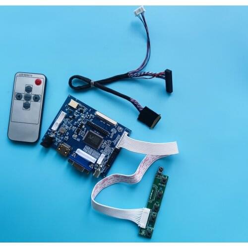 Kit Work for B116XTN04.0 1366x768 Controller Board 40pin driver 2AV VGA AV LED HDMI LCD Screen remote display monitor panel
