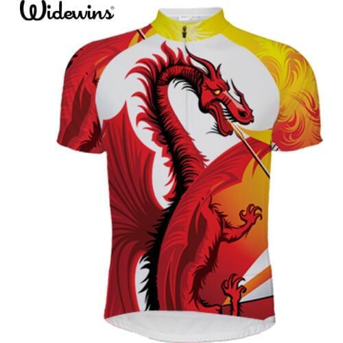 New Find The Dinosaur Alien SportsWear Mens Cycling Jersey Fiery dragon Cycling Clothing Bike Dragon Shirt Size 2XS TO 5XL 5414