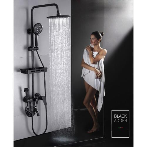 Bathroom Shower Set Deluxe Black Faucet with Bidet Shower Set Bathroom Shower System Faucet Bathtub Faucet Set