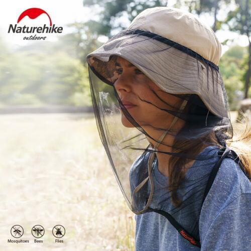 NatureHike Helmet Net Mosquitoes Insect Resistant Mask Outdoor Sports Anti Mosquito Fishing Camping Insect Net