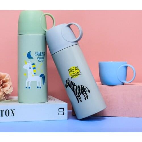 New unicorn card bullet portable vacuum cup outdoor portable button 304 stainless steel insulation cup