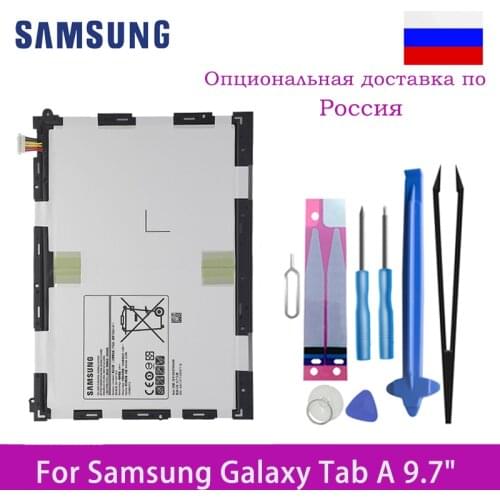 Original Samsung Galaxy Tab A 9.7 Tablet Battery EB-BT550ABE 6000mAh For Samsung Galaxy Tab A 9.7" SM-T550 SM-P550 T555 /S P351