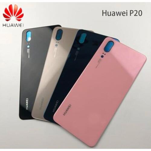 Original 3D Glass Rear Housing Cover For HUAWEI P20,Back Door Replacement Battery Case 5.8Inch Adhensive Sticker