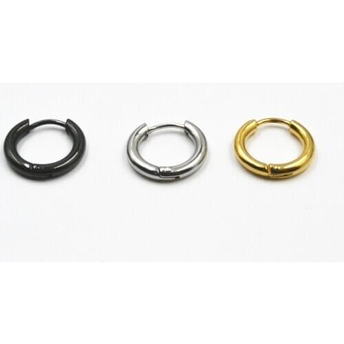 Free Shippment 50pcs Hoop Earrings Simple Summer Style Circle Sliver Hoop Earring Women Man Round Popular Earring Jewelry NEW