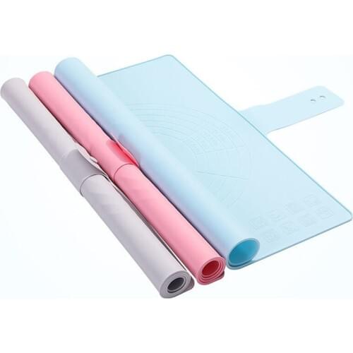 Wonderlife Silicone Baking Mat for Pastry Rolling with Measurements Liner Heat Resistance Table Placemat Pad GQ