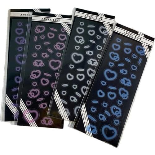 Creative Transparent Love Sticker DIY Scrapbooking Idol Card Album Stationery Happy Plan Deco Sticker