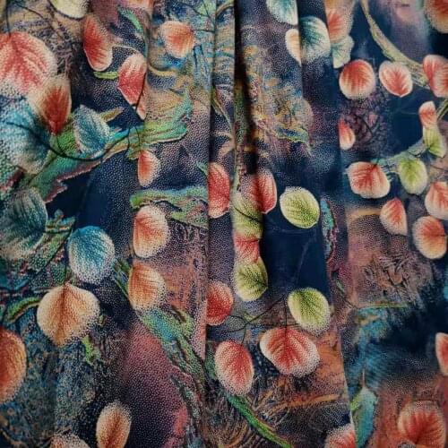 Viscose Cooling Fabric Soft High Quality Reactive Printing Comfortable Summer Dress Shirt Pajamas Material