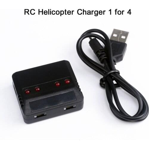 Wltoys Spare Part V966-027 Charger 4 in 1 Charger Box with USB Cable for Wltoys V911S V966 RC Helicopter Replacement Accessory