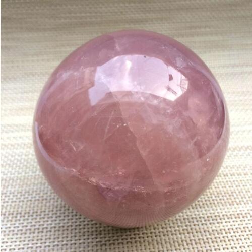 1pcs Nature rose quartz Crystal Healing Ball Sphere