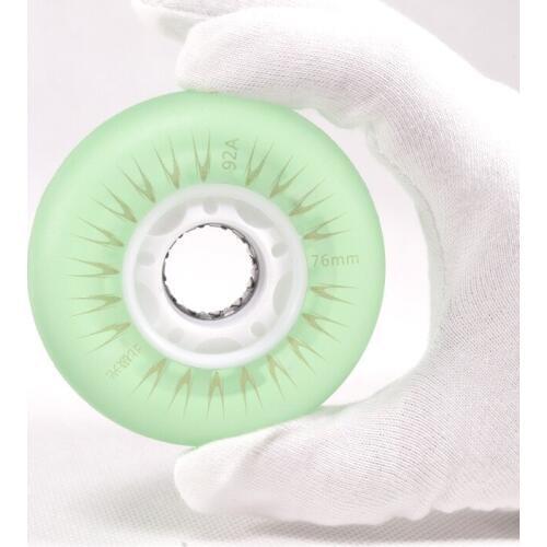 1pc Glow in Dark 72mm 76mm 80mm Roller Skate Shoes Wheels 92A PU Wheels Scooter Wheels