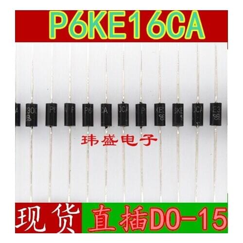 10pcs P6KE16CA 16V DO-15