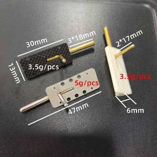 2Pieces/lot Plastic / Aluminum Canopy Lock For RC Airplane Model Accessories Tools