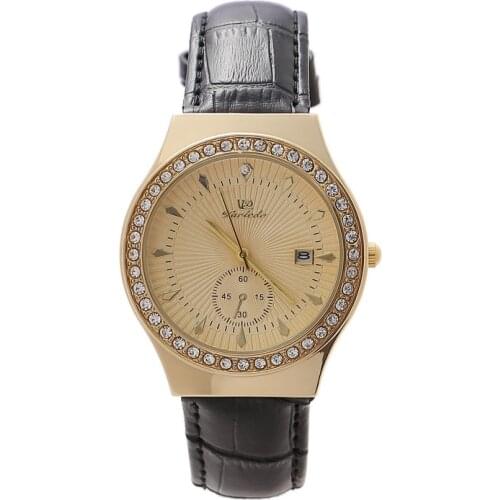 2021 IDIS Watches Leather Crystal Wrist Luxury Quartz Diamond Women Ladies Students Fashion Watch