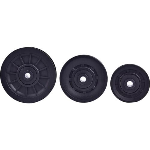 4 Pcs/Lot Wholesale Universal 70mm/90mm/105mm Diameter Wearproof Nylon Bearing Pulley Wheel Cable Gym Fitness Equipment Part